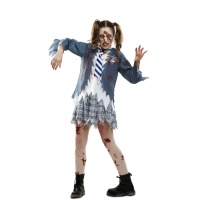 Disfraz de estudiante zombie para mujer