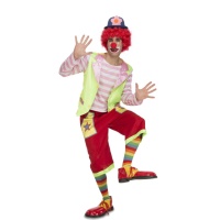 Disfraz de payaso estrella para hombre
