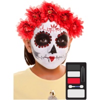 Set de maquillaje para calavera Catrina