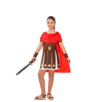 Disfraz de romano imperial para niña