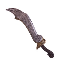 Espada pirata con mango de dragón - 70 cm