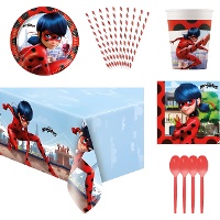 Pack para fiesta de Ladybug - 8 personas