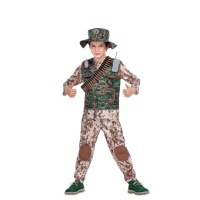 Disfraz de militar camuflaje infantil