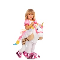 Disfraz de infantil a hombros de unicornio