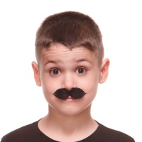 Bigote infantil negro