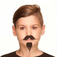 Bigote infantil de mosquetero