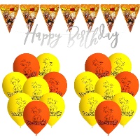 Pack de decoración para fiesta de Dragon Ball - 18 piezas