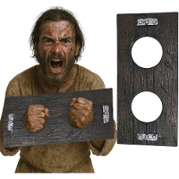 Grilletes efecto madera