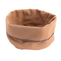 Panera de 18 x 18 x 15 cm tela mostaza