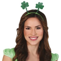 Diadema con tréboles de San Patricio