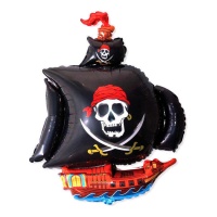 Globo de barco pirata de 103 x 78 cm