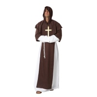 Disfraz de monje medieval para hombre