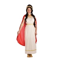 Disfraz de romano con capa para mujer