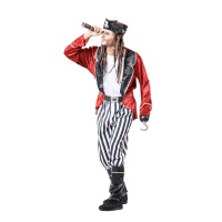 Disfraz de pirata corsario inglés para hombre