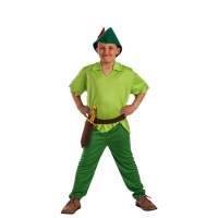 Disfraz de niño perdido verde infantil