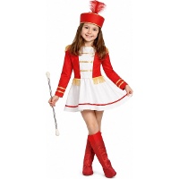Disfraz de majorette artística para niña