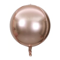 Globo orbz de colores metálicos lisos de 56 cm
