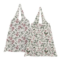 Bolsa de tela de Bayas Navidad plegable - 1 unidad
