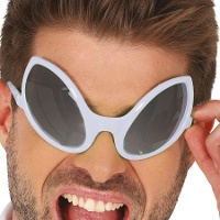 Gafas de alienigena plata