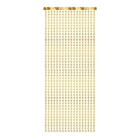 Cortina decorativa de estrellas de 2,45 x 1 m