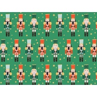 Papel de regalo de Cascanueces de 2,00 x 0,70 m