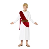 Disfraz de ciudadano romano con túnica para niño
