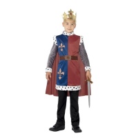 Disfraz de rey Arturo para niño