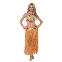 Disfraz de hawaiana para mujer