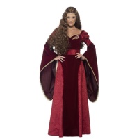 Disfraz de dama medieval de lujo
