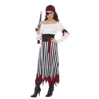 Disfraz de pirata corsario para mujer