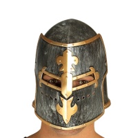 Casco de caballero medieval - 60 cm