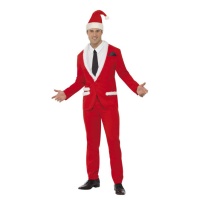 Disfraz de Papá Noel elegante para hombre