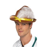 Sombrero bávaro marrón - 59 cm