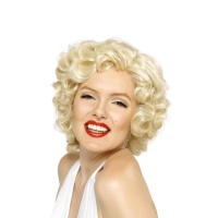 Peluca rubia de Marilyn Monroe con licencia oficial