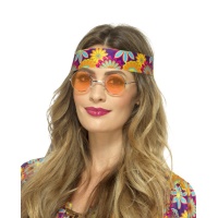 Gafas hippie naranjas