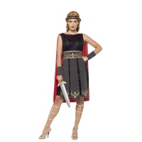 Disfraz de soldado del imperio romano para mujer