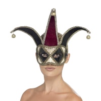 Máscara veneciana de arlequín