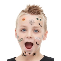 Tatuajes temporales de Halloween infantiles