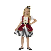 Disfraz de pirata deluxe para niña