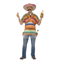 Disfraz de mejicano cantina tequila para hombre