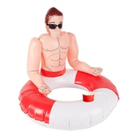 Flotador salvavidas hinchable - 88 cm