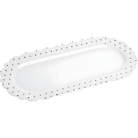 Bandeja de 38 x 17 cm con topos