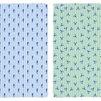 Toalla de playa de 170 x 90 cm con estampado marino - 1 unidad