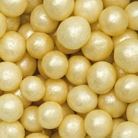Sprinkles de perlas blancas grandes de 70 g - Decora