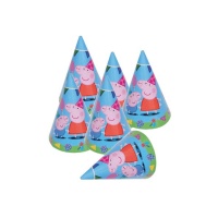 Sombreros de Peppa Pig - 6 unidades