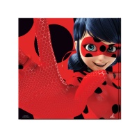 Servilletas de Ladybug de 33 x 33 cm - 20 unidades