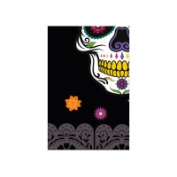 Mantel de plástico Día de los muertos - 1,20 x 1,80 m