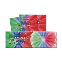 Invitaciones de PJ Masks - 6 unidades