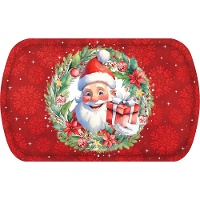 Bandeja de 39 x 24 cm de plástico de Papá Noel