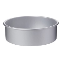 Molde redondo de aluminio de 27,9 x 27,9 x 10 cm - PME